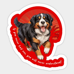 Bernese mountain dog Sticker